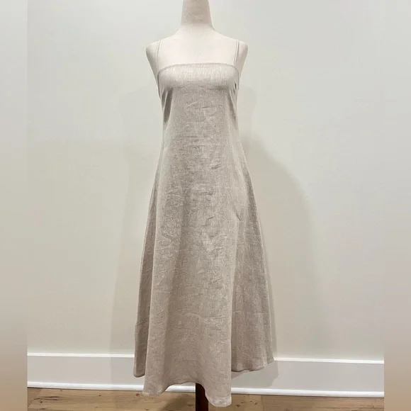 Dissh JEM NATURAL LINEN MAXI DRESS size 2 - Picture 5 of 10